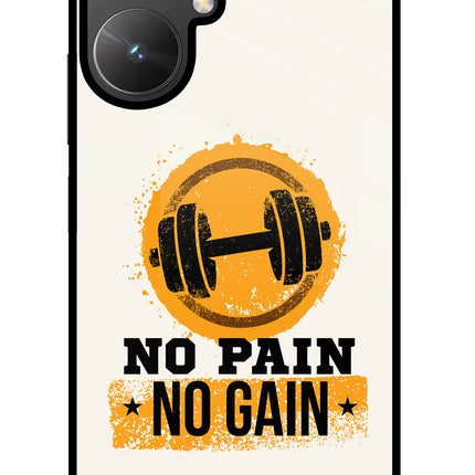 No Pain No Gain Poco M6 5G Glass Case