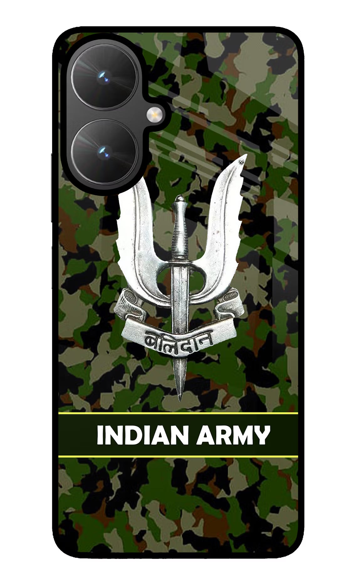 Balidan Indian Logo Poco M6 5G Glass Case