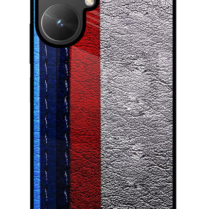 BMW Stripes Poco M6 5G Glass Case