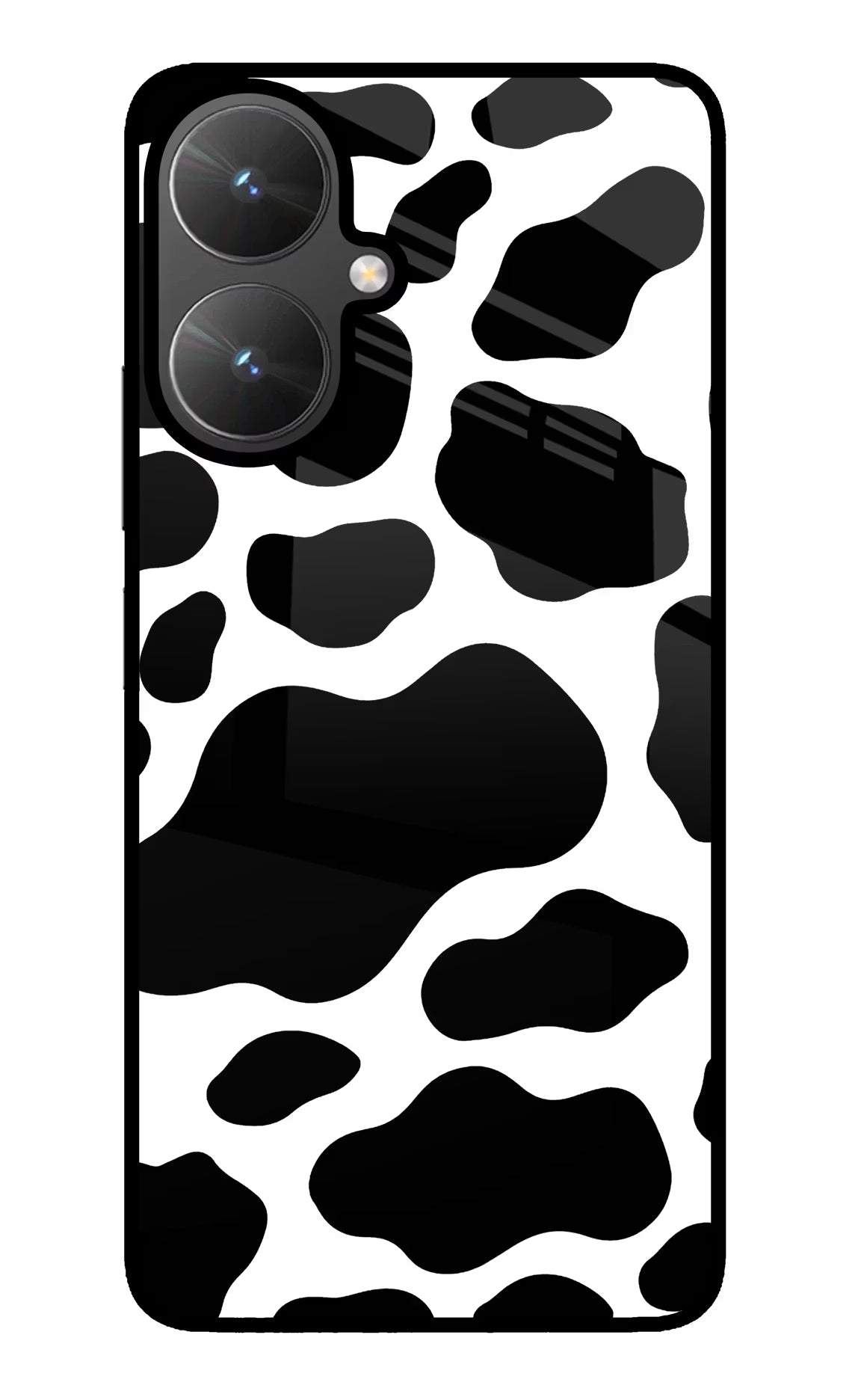 Cow Spots Poco M6 5G Glass Case