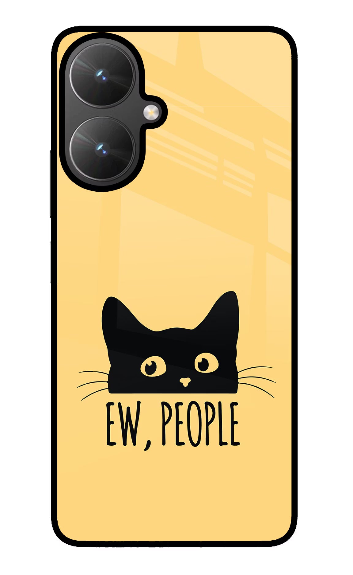 Ew People Catitude Poco M6 5G Glass Case