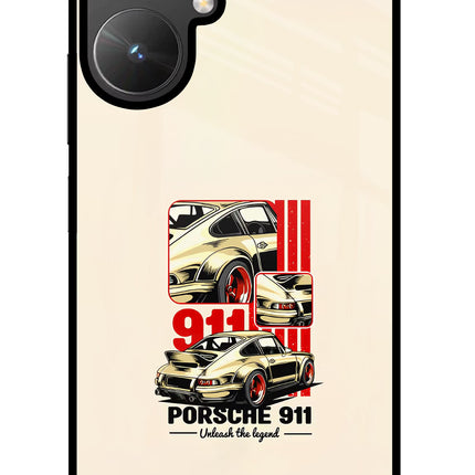 Classic Porsche 911 Poco M6 5G Glass Case