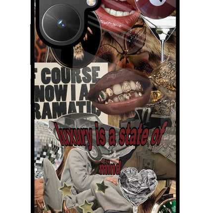 Luxury Poco M6 5G Glass Case