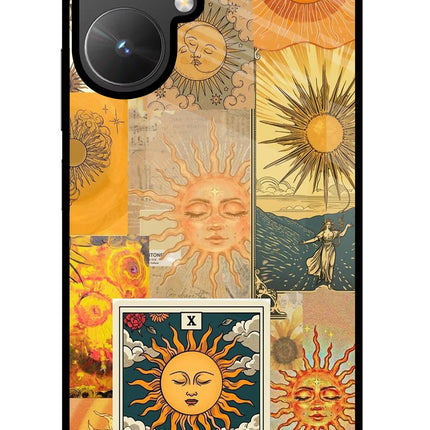 Sun Poco M6 5G Glass Case Back Cover by Casekaro
