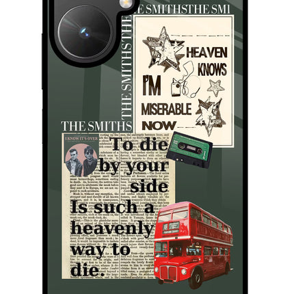The Smiths Poco M6 5G Glass Case Back Cover by Casekaro