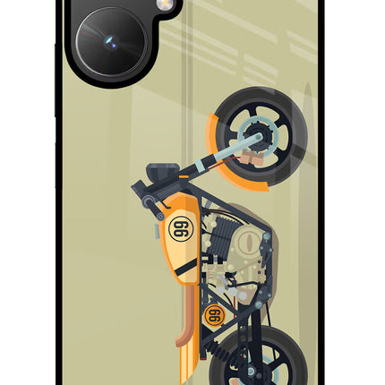 Vertical Speedster Poco M6 5G Glass Case