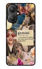 Gemini Zodiac Poco M6 5G Glass Case