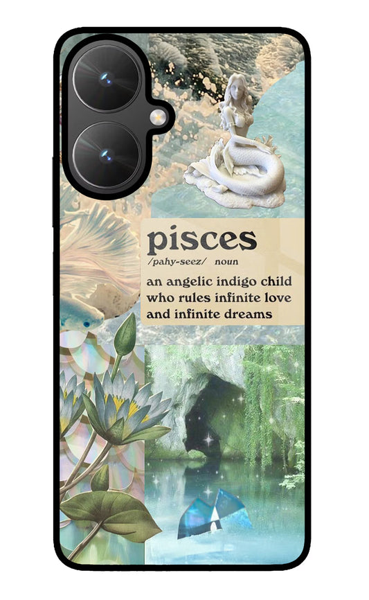 Pisces Zodiac Poco M6 5G Glass Case