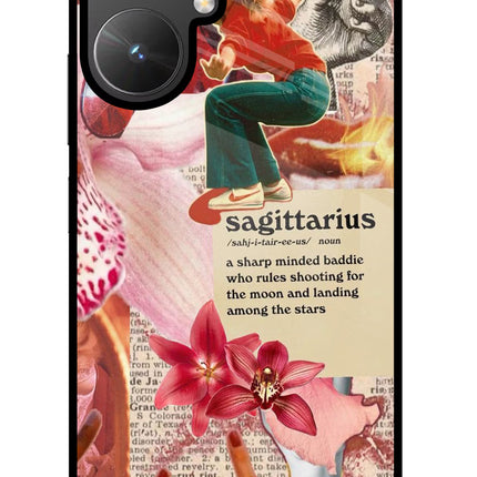 Sagittarius Zodiac Poco M6 5G Glass Case