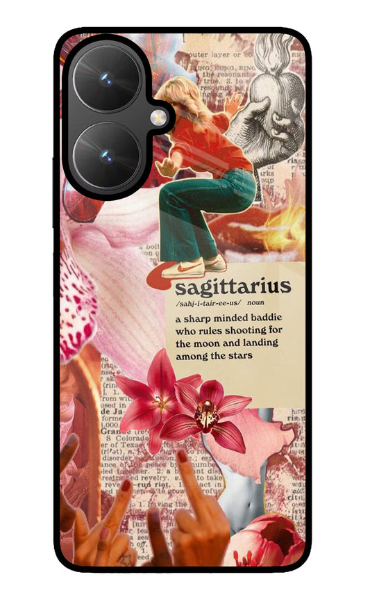 Sagittarius Zodiac Poco M6 5G Glass Case