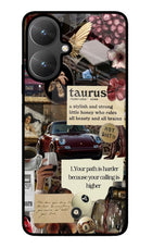 Taurus Zodiac Poco M6 5G Glass Case