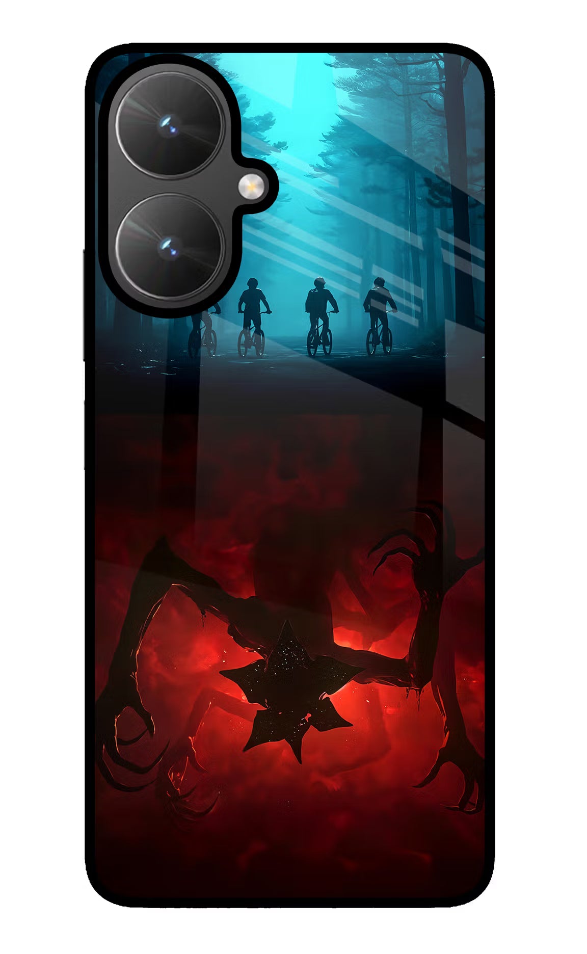 Ordinary Things Downside Up Poco M6 5G Glass Case Back Cover by Casekaro
