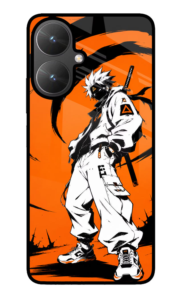 Street Samurai  Poco M6 5G Glass Case