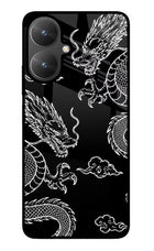 Twin Dragons Poco M6 5G Glass Case
