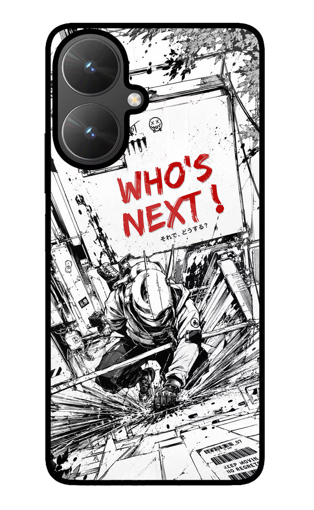 Who's Next Poco M6 5G Glass Case