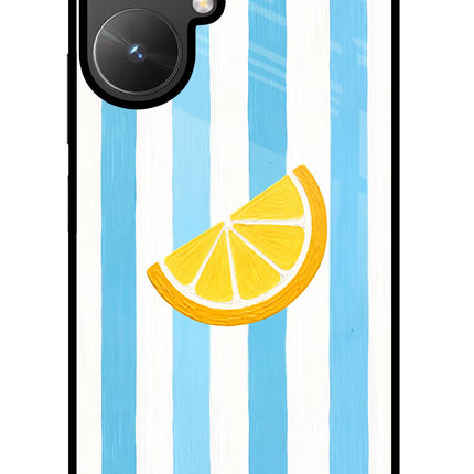Summer Lemon Poco M6 5G Glass Case