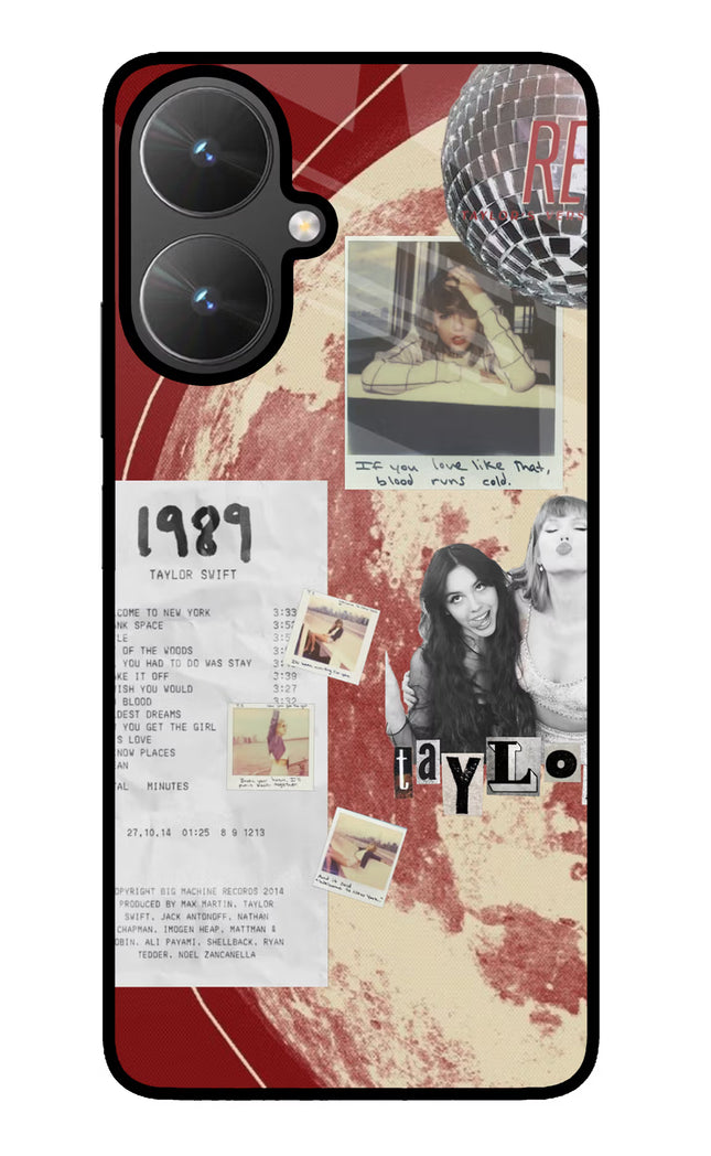 Taylor Swift Poco M6 5G Glass Case
