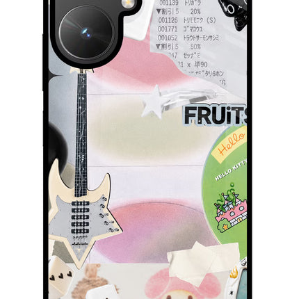 Softcore case Poco M6 5G Glass Case