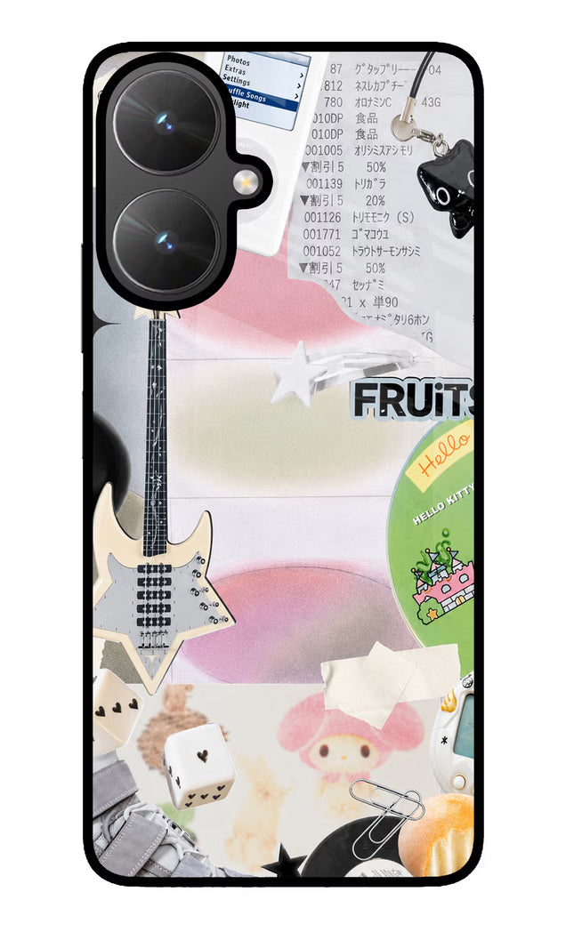 Softcore case Poco M6 5G Glass Case
