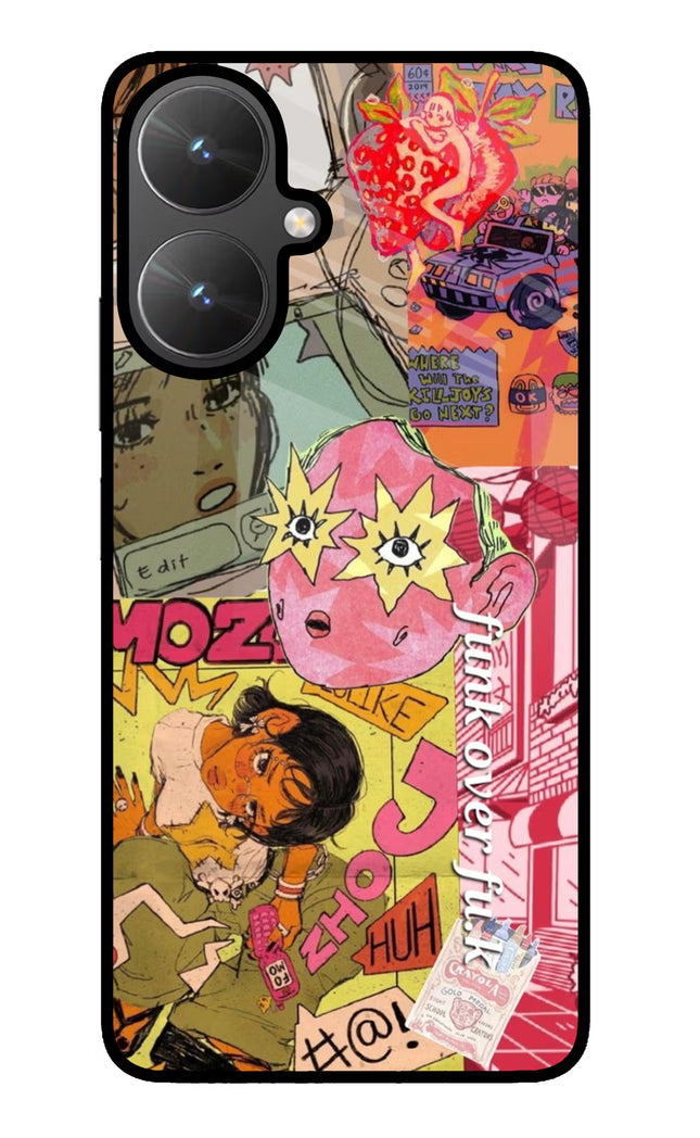 Funkover Poco M6 5G Glass Case