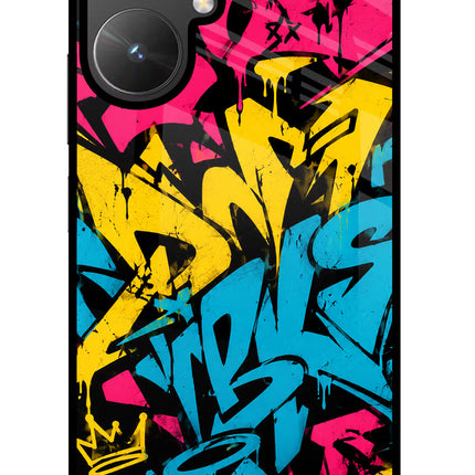 Graffiti Vibe Poco M6 5G Glass Case