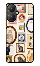 Mirror Cats Poco M6 5G Glass Case