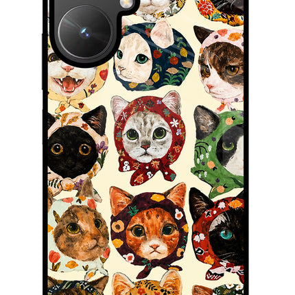 Cool Cat Poco M6 5G Glass Case