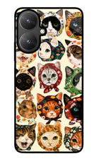 Cool Cat Poco M6 5G Glass Case