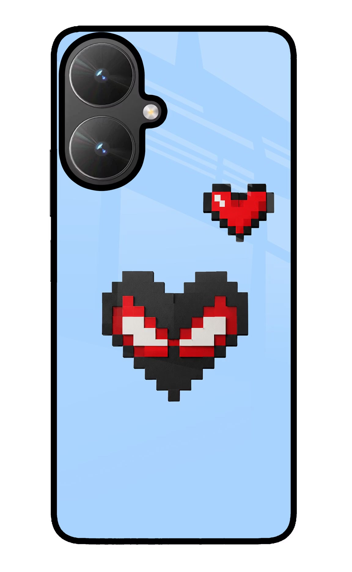Peter Heart Poco M6 5G Glass Case