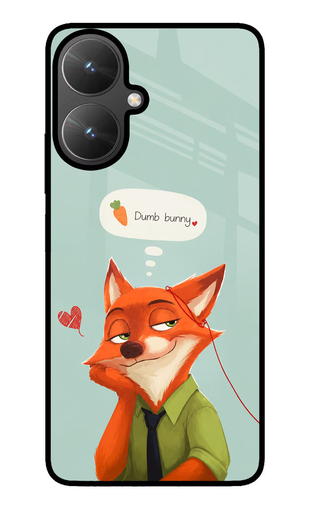 Nick Charm Poco M6 5G Glass Case