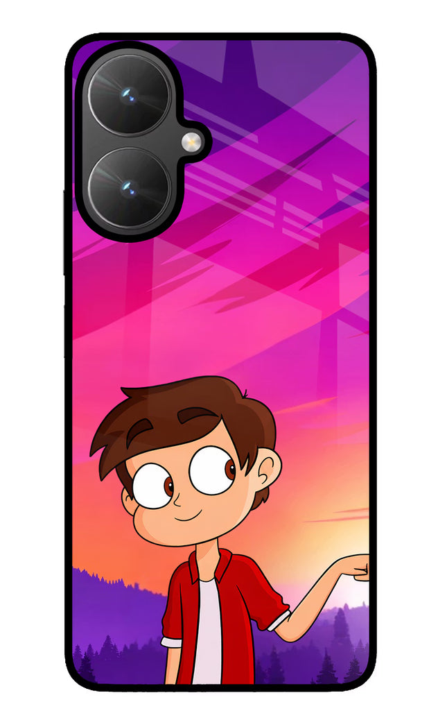 Marco Sunset Poco M6 5G Glass Case