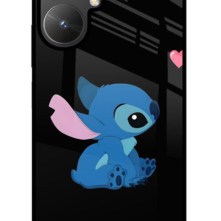 Stitch Crush Poco M6 5G Glass Case