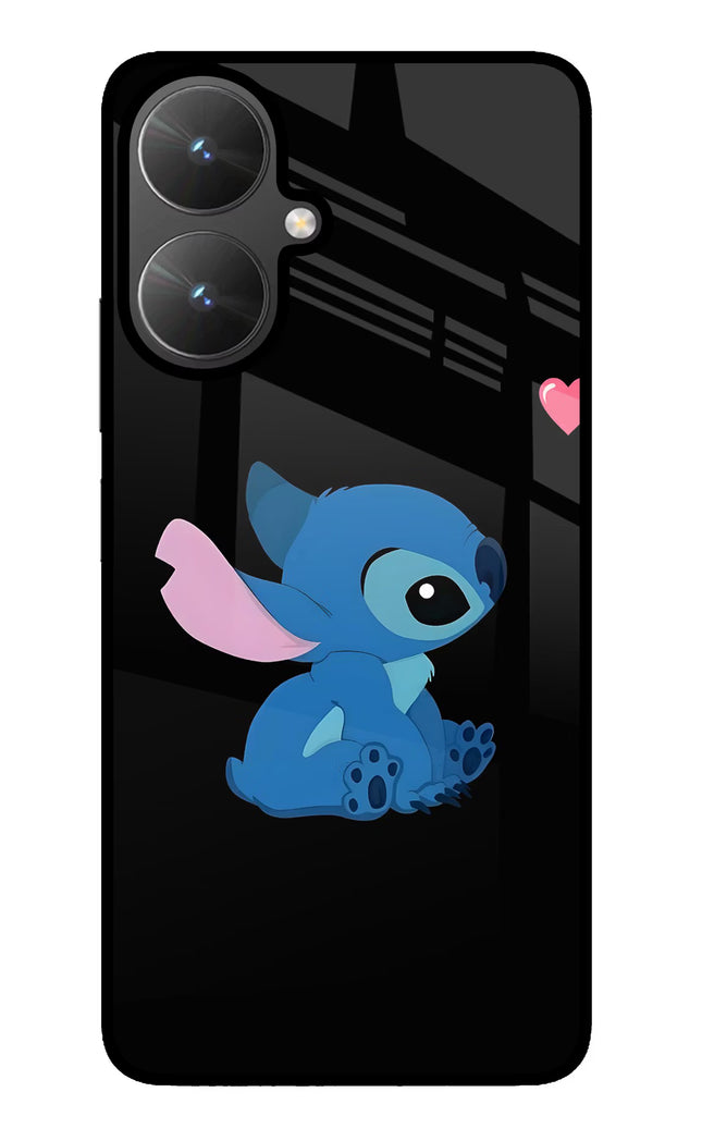 Stitch Crush Poco M6 5G Glass Case