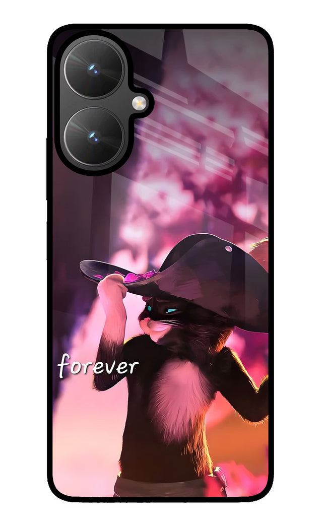 Forever Cat Poco M6 5G Glass Case