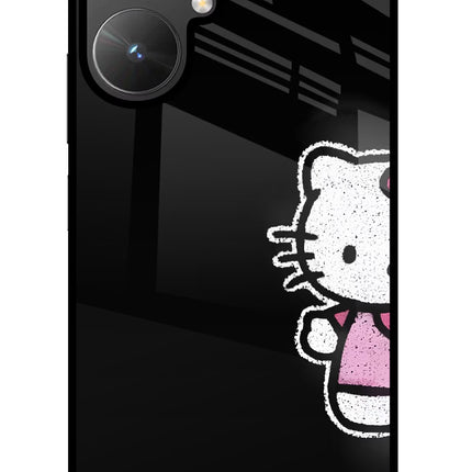 Kitty Charm Poco M6 5G Glass Case