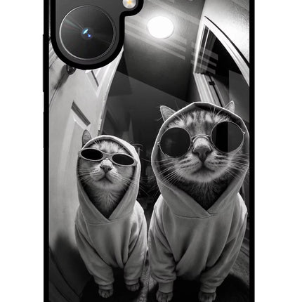 Hood Cats Poco M6 5G Glass Case