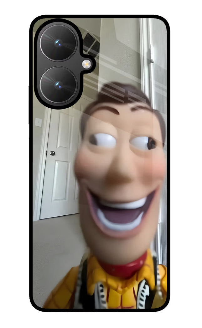 Side Eye Woody Poco M6 5G Glass Case