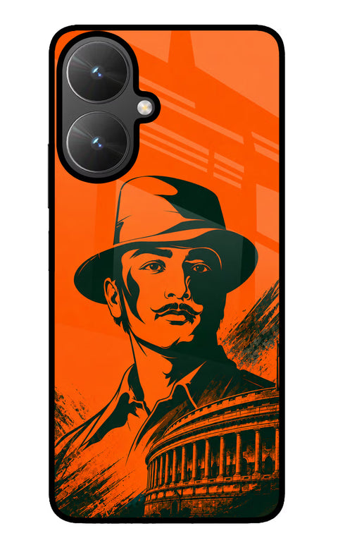 Bhagat Singh Legacy Poco M6 5G Glass Case
