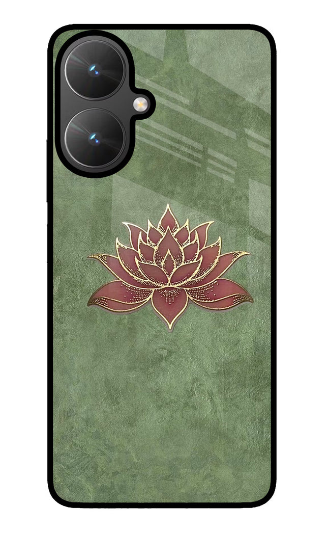 Lotus Grace Poco M6 5G Glass Case