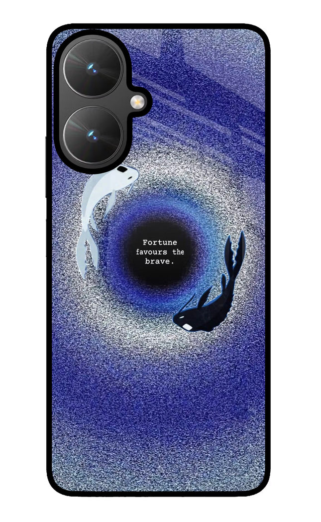 Dark Koi Poco M6 5G Glass Case