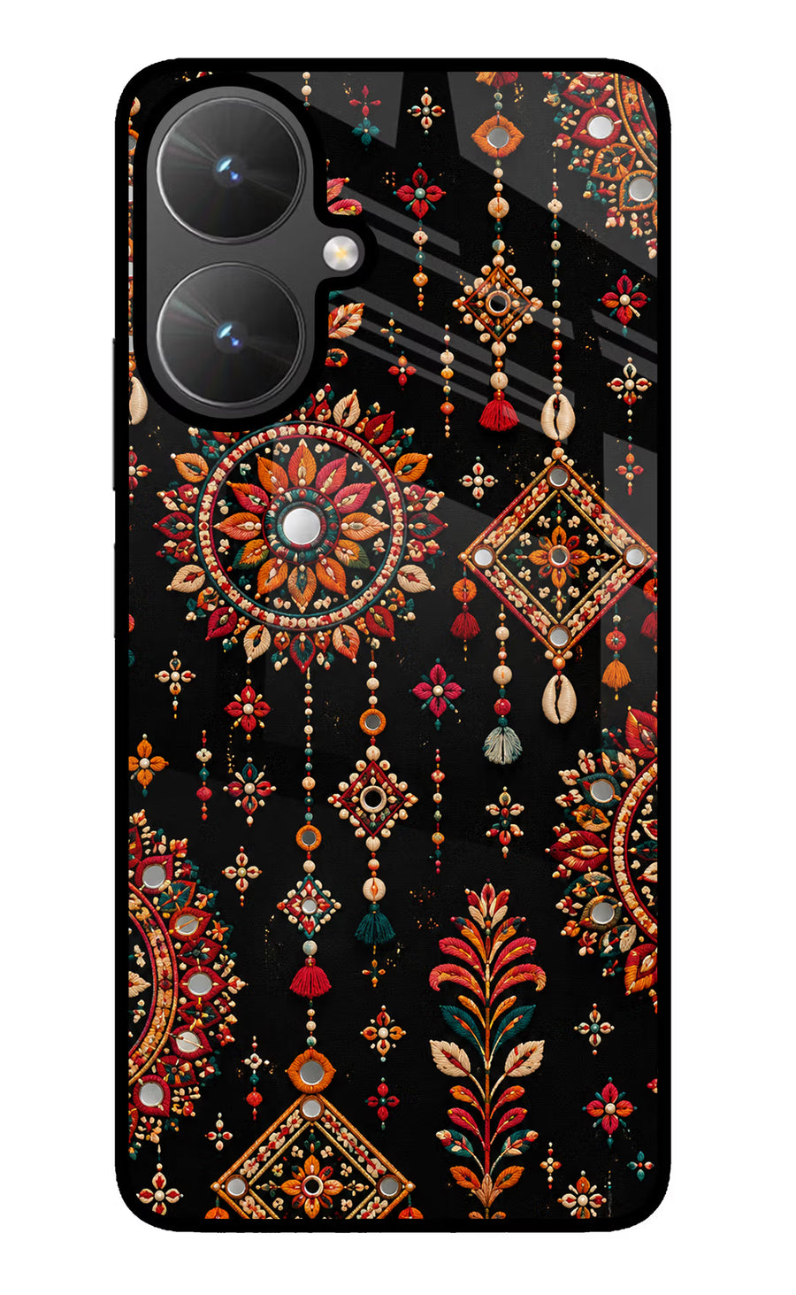 Boho Noir Poco M6 5G Back Cover, Glass case