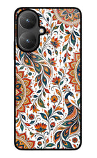 White Mayura Poco M6 5G Glass Case