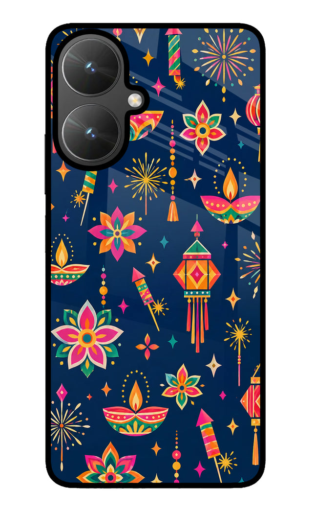 Festive Pop Poco M6 5G Glass Case