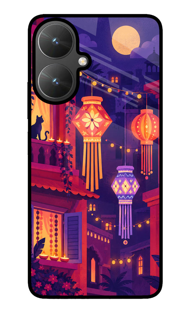 Lantern Lane Poco M6 5G Glass Case