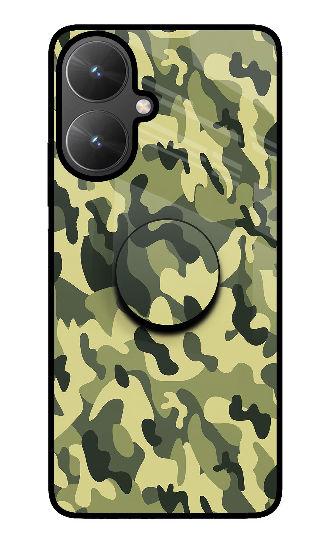Camouflage Poco M6 5G Pop Case by Casekaro