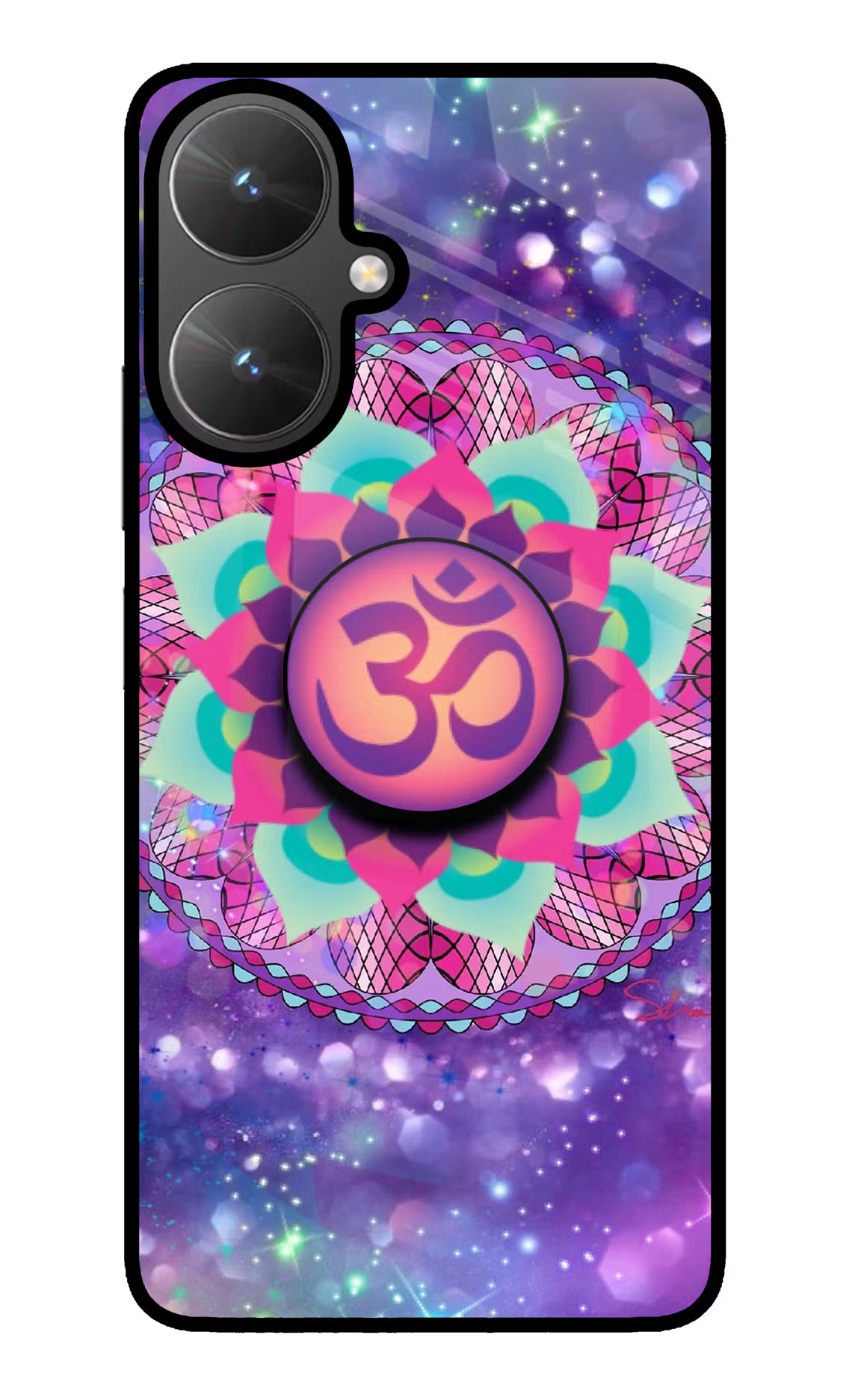 Om Purple Poco M6 5G Pop Case by Casekaro