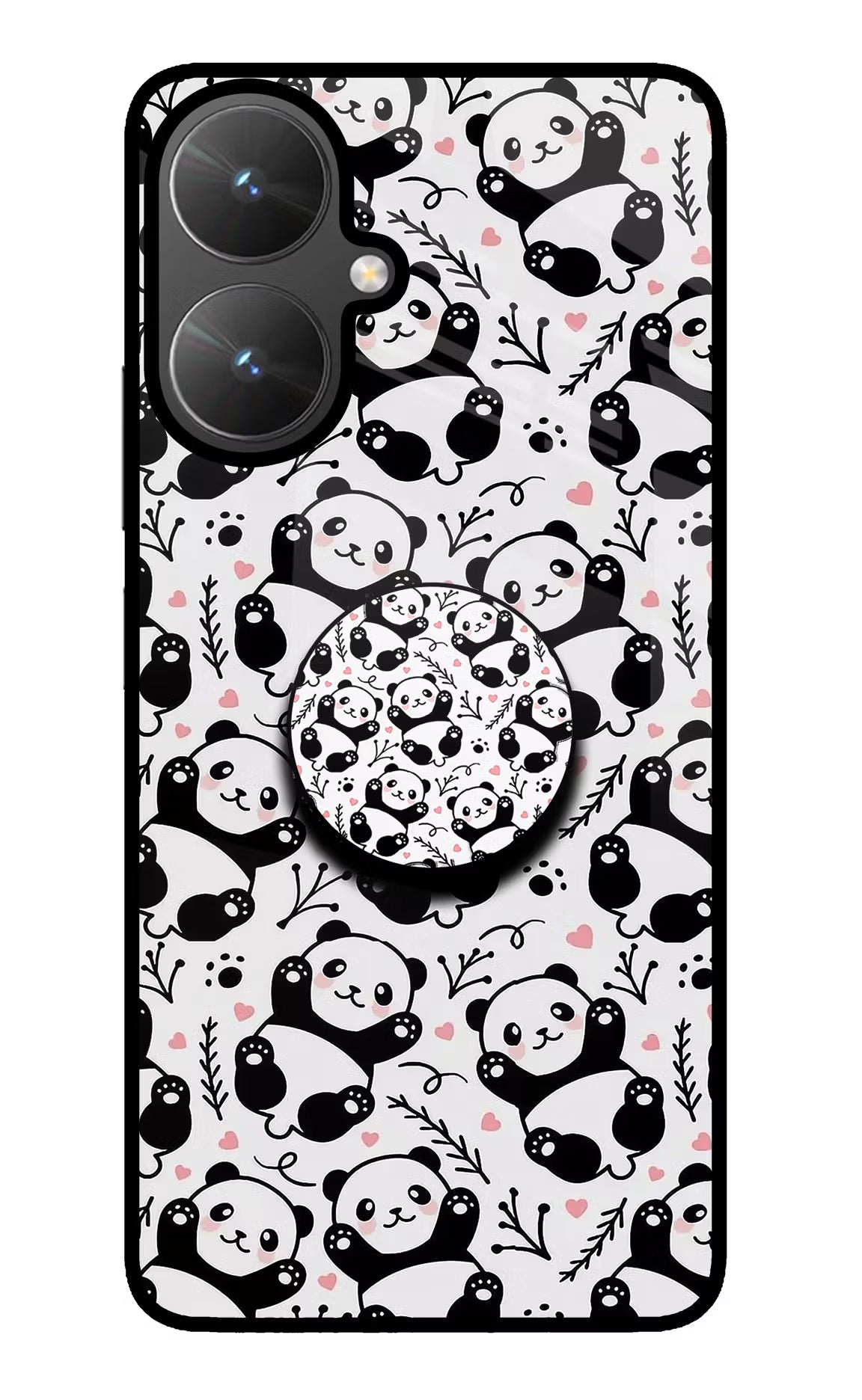 Cute Panda Poco M6 5G Pop Case by Casekaro