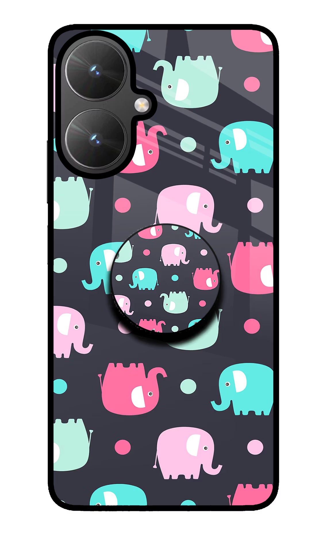 Baby Elephants Poco M6 5G Pop Case by Casekaro