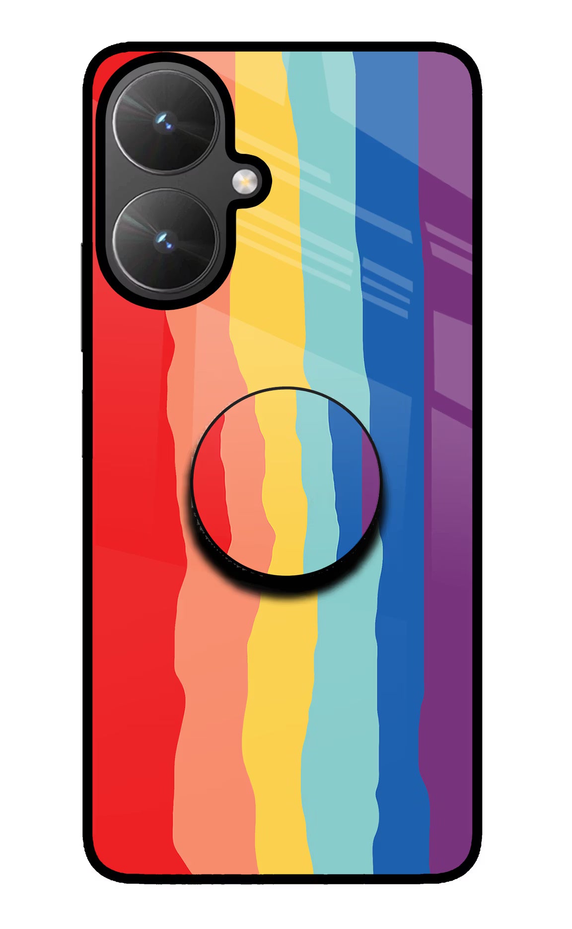 Rainbow Poco M6 5G Pop Case by Casekaro