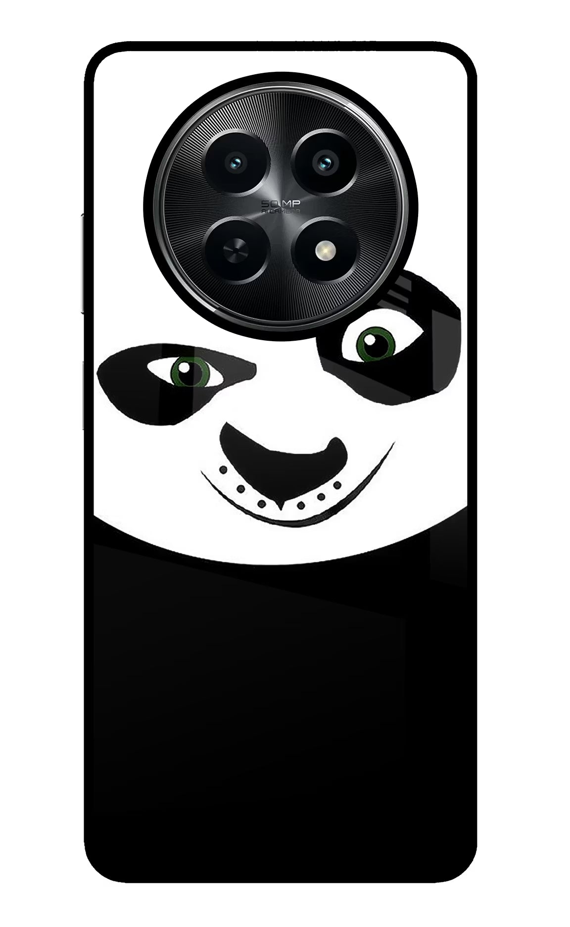 Panda Realme C65 5G Glass Case Back Cover by Casekaro